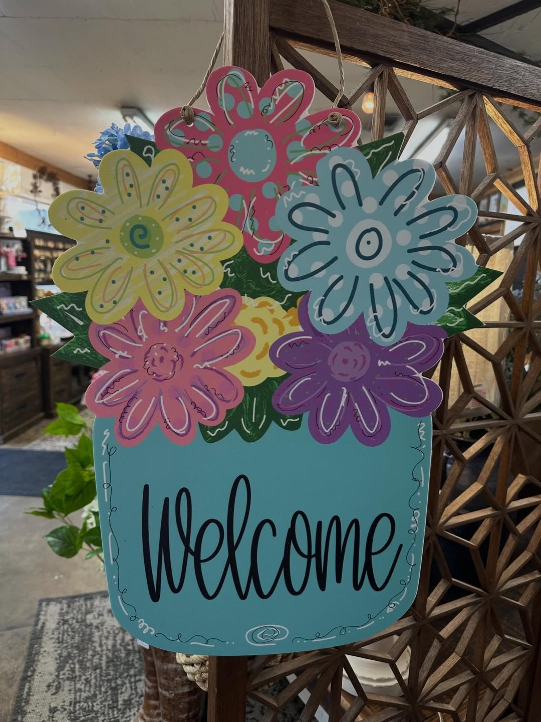 Retro Flower Bucket Hanger