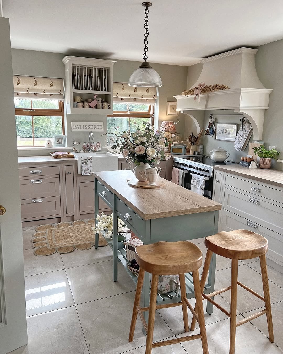 Romantic Country Style Patisserie and Peonies
