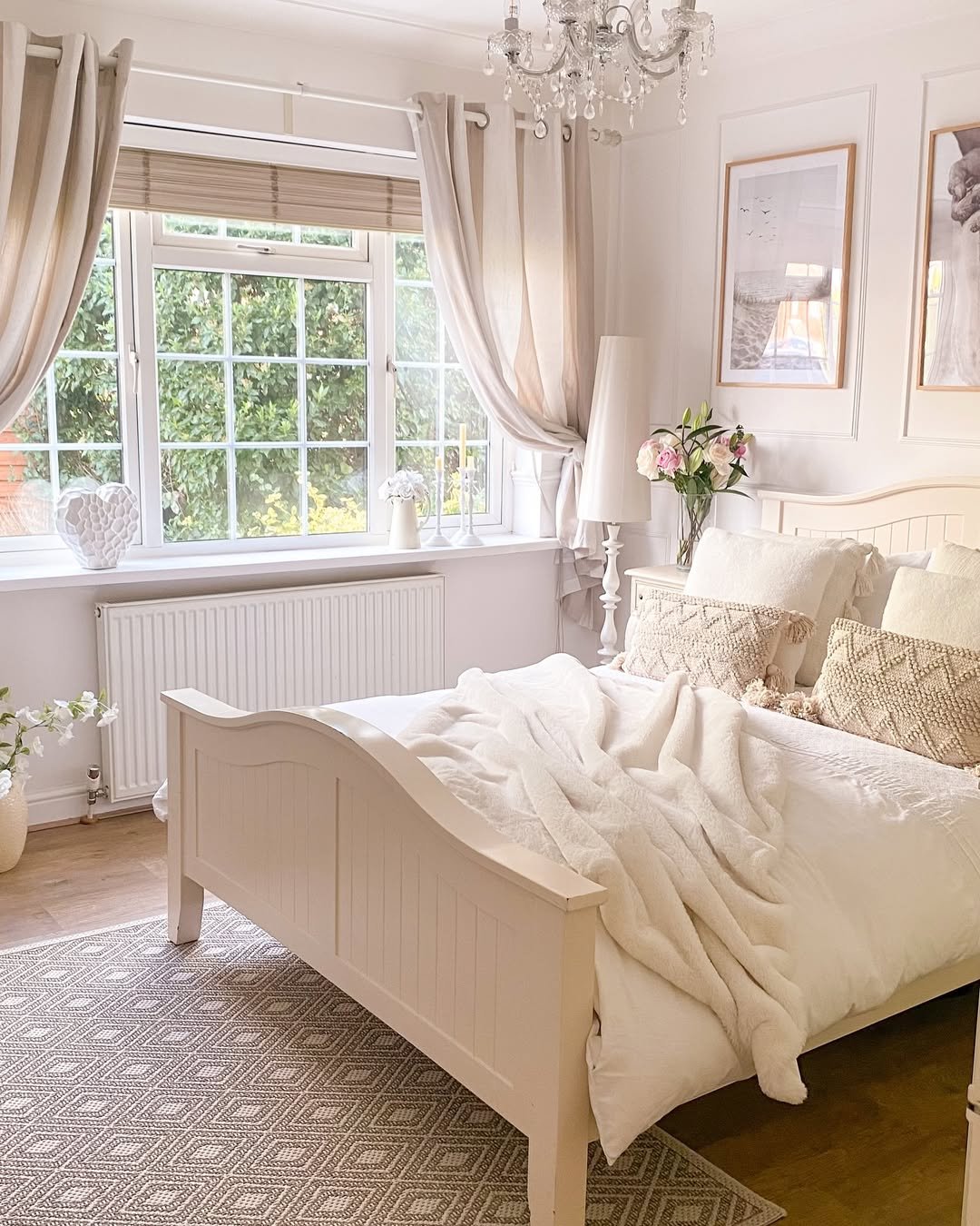 Romantic White Layers Bedroom