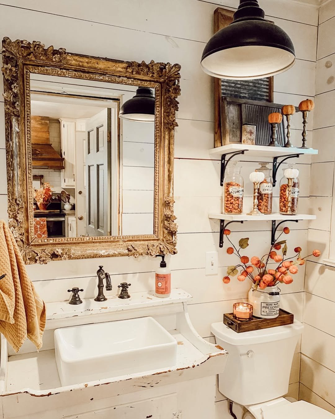 Rustic Autumn Bath