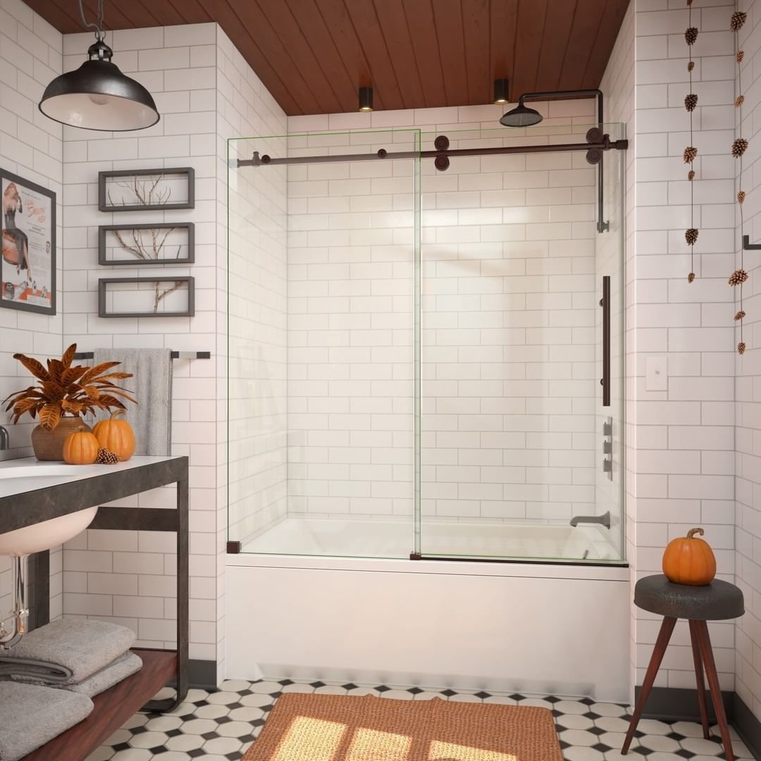 Rustic Fall Bathroom