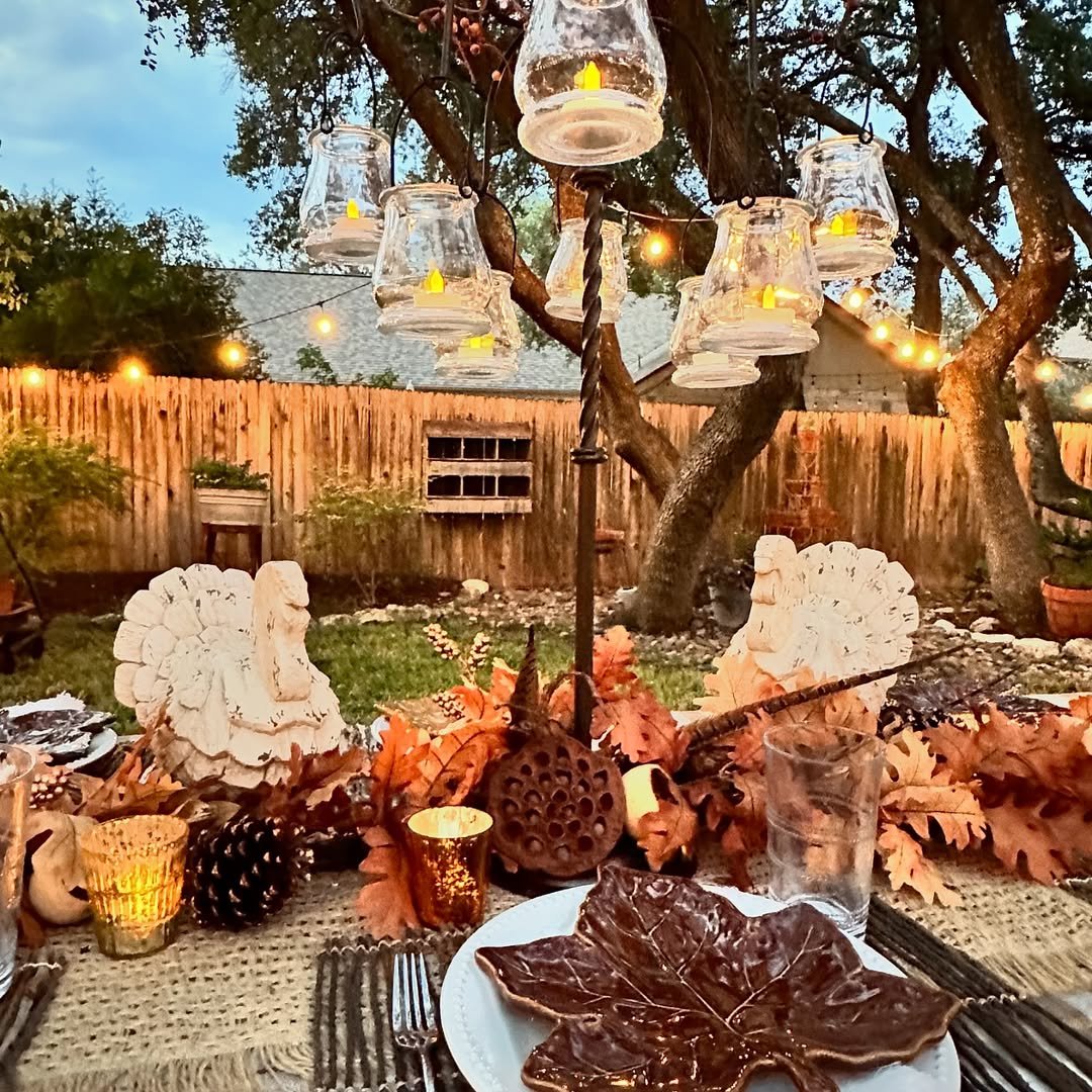 Rustic Harvest Table Chandelier