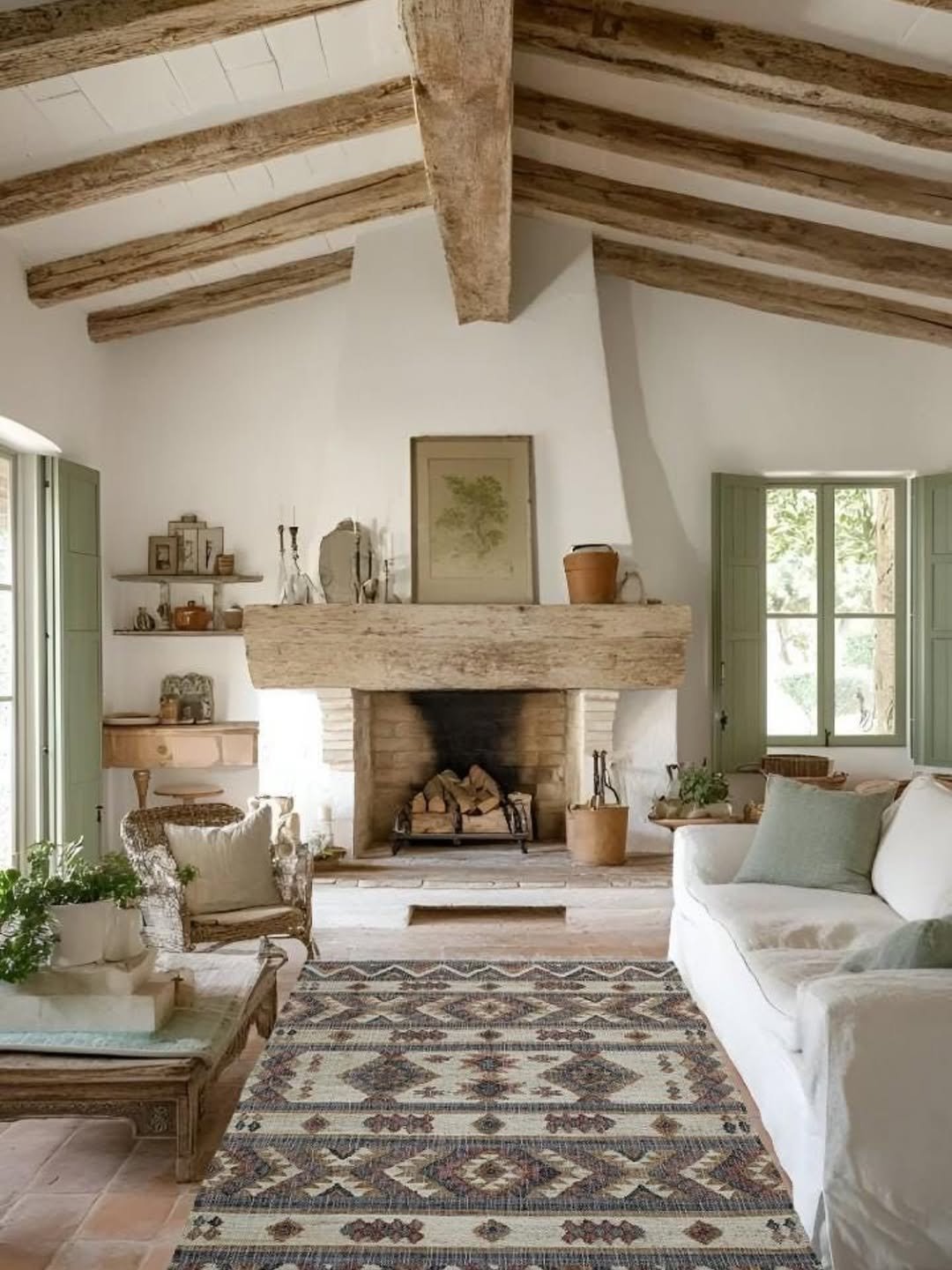 Rustic Mediterranean Hearth