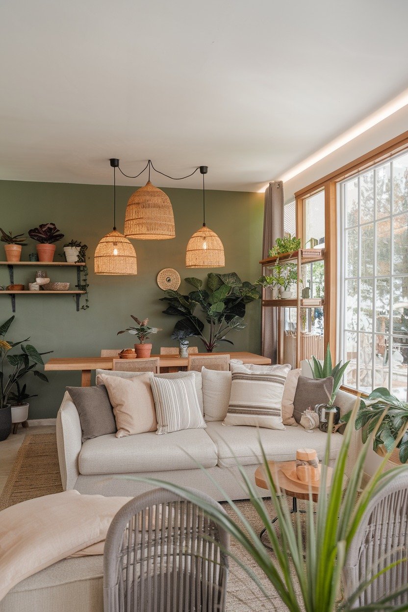 Sage Boho Plant Nook