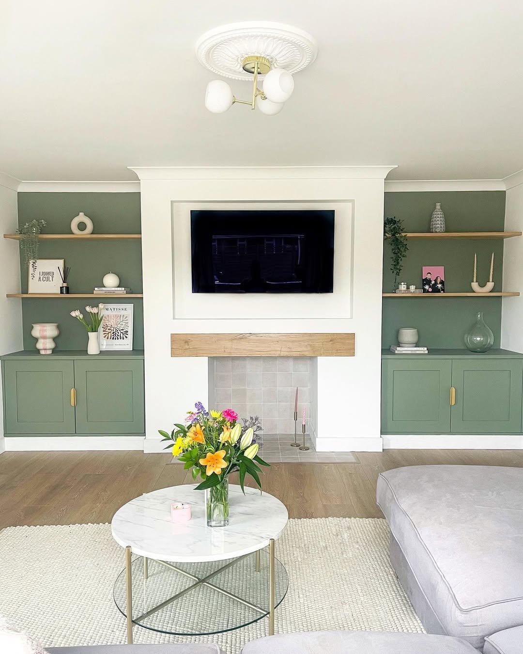 Sage Modern Media Wall