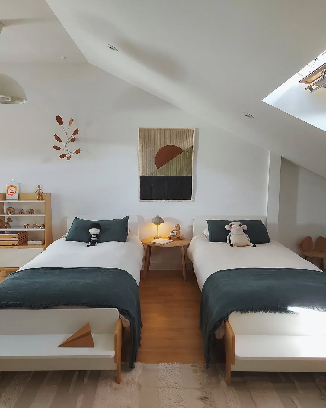 Scandinavian Attic Platform Bedroom