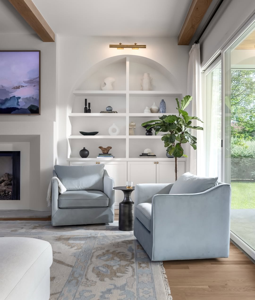 Serenity Corner with an Arched Built In 21
