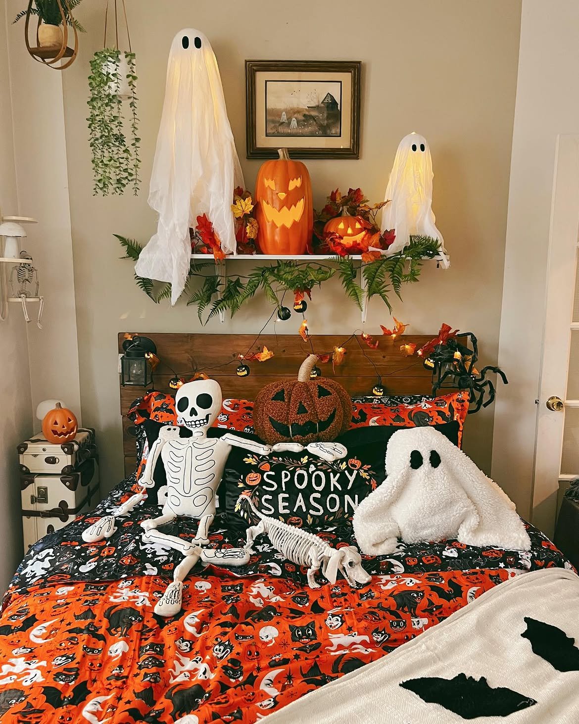 Shelf-First Halloween Bedroom Decor