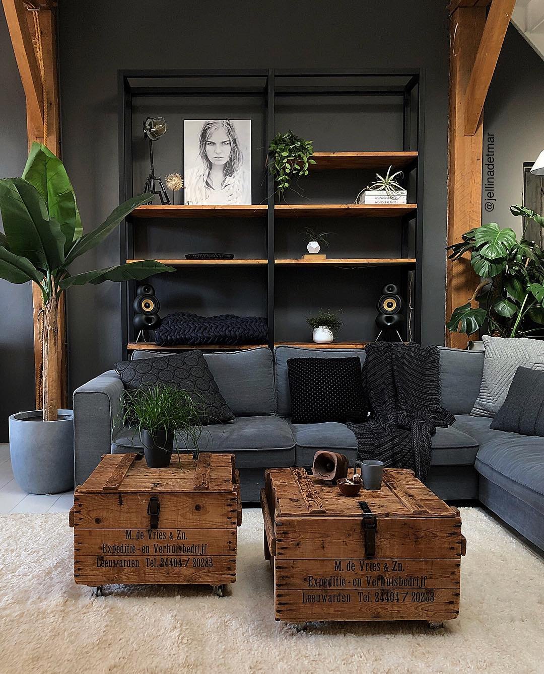 Shelves in an Industrial Room