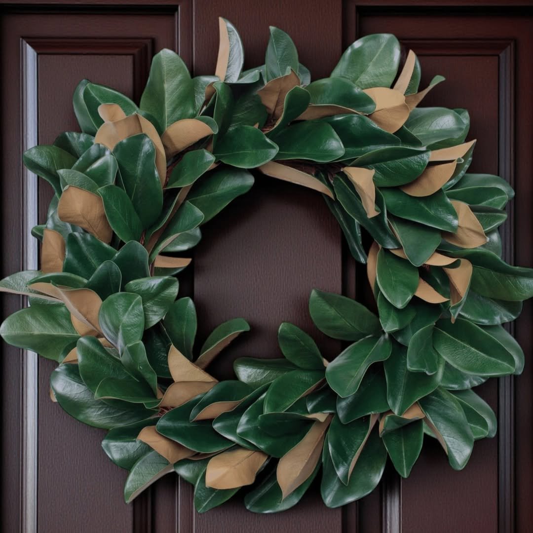 Simple Magnolia Wreath