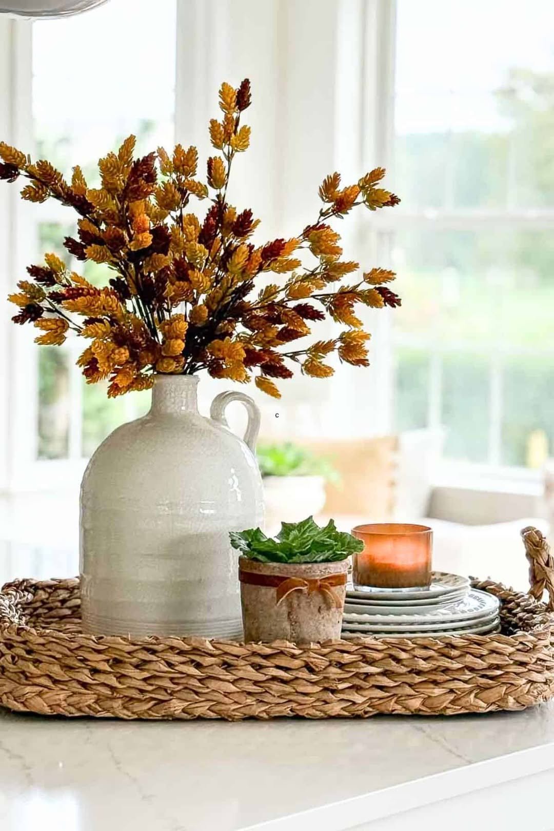 Simple Styling for a Harvest Table