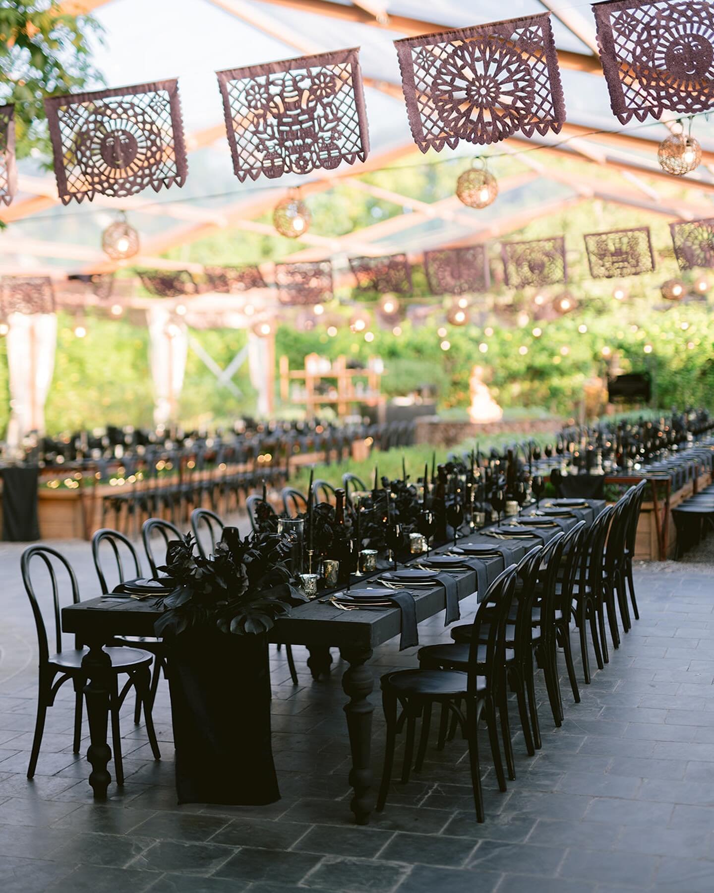 Single Color Family Table Setting