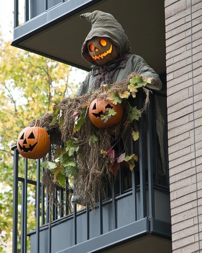 Single Look Apartment Balcony Decoration