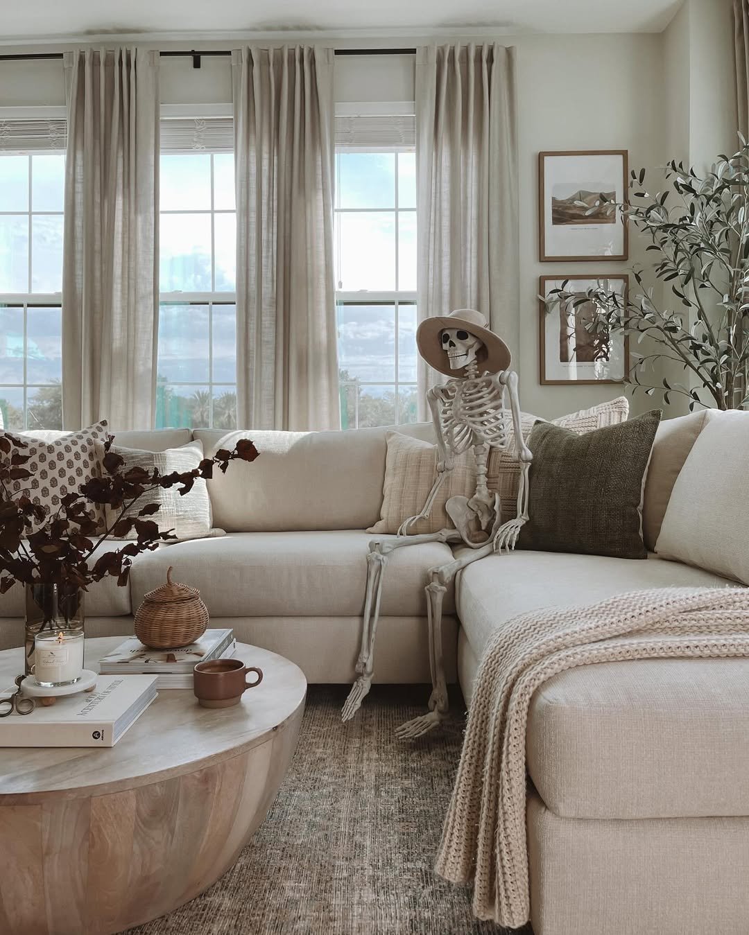 Skeleton on the Couch