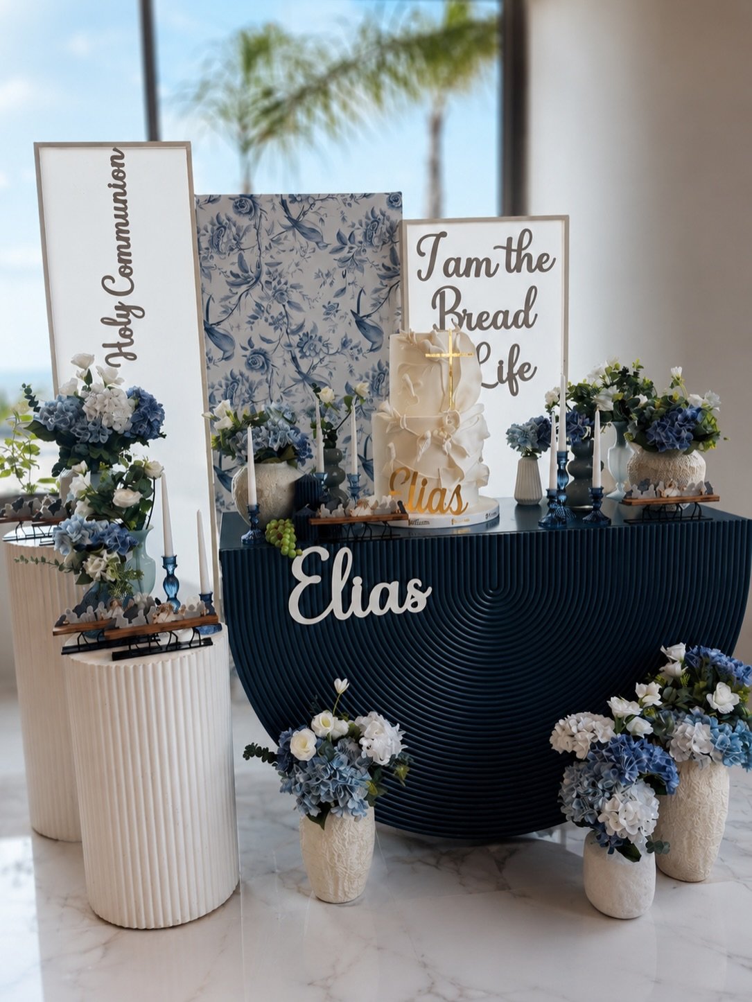 Skull Table Styling with Gold Details