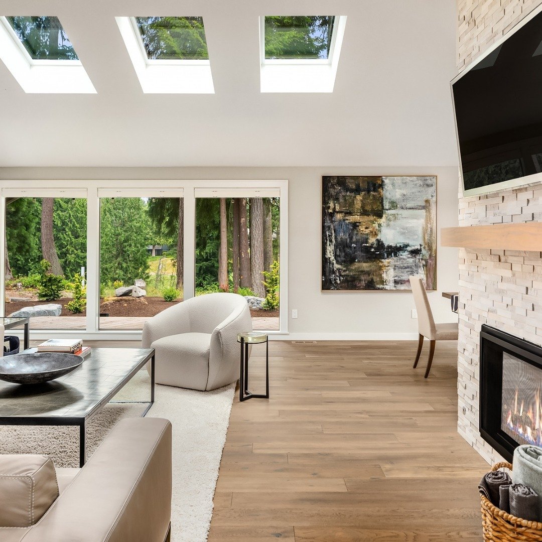 Skylit Open Plan Great Room