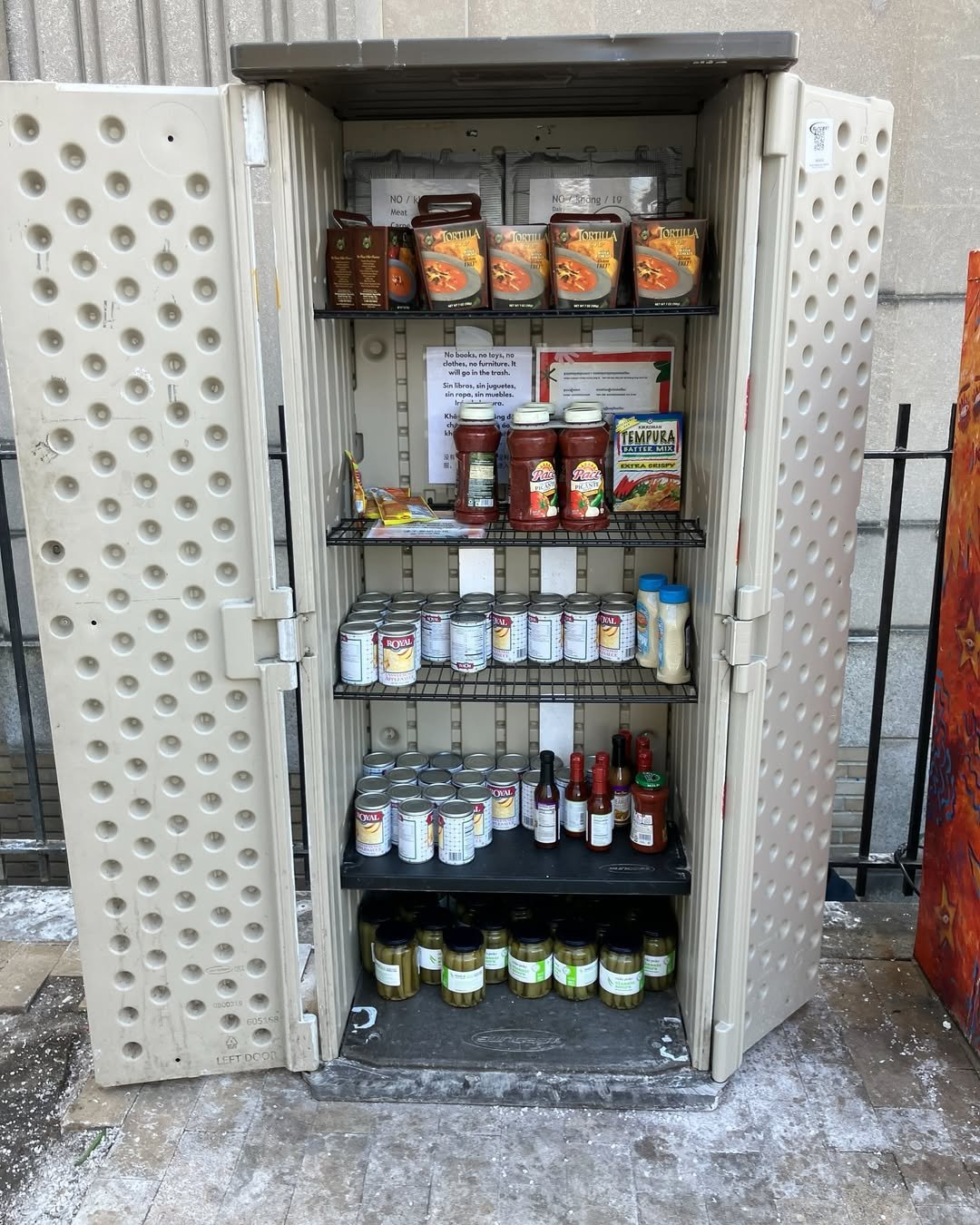 Stocked Community Cabinet