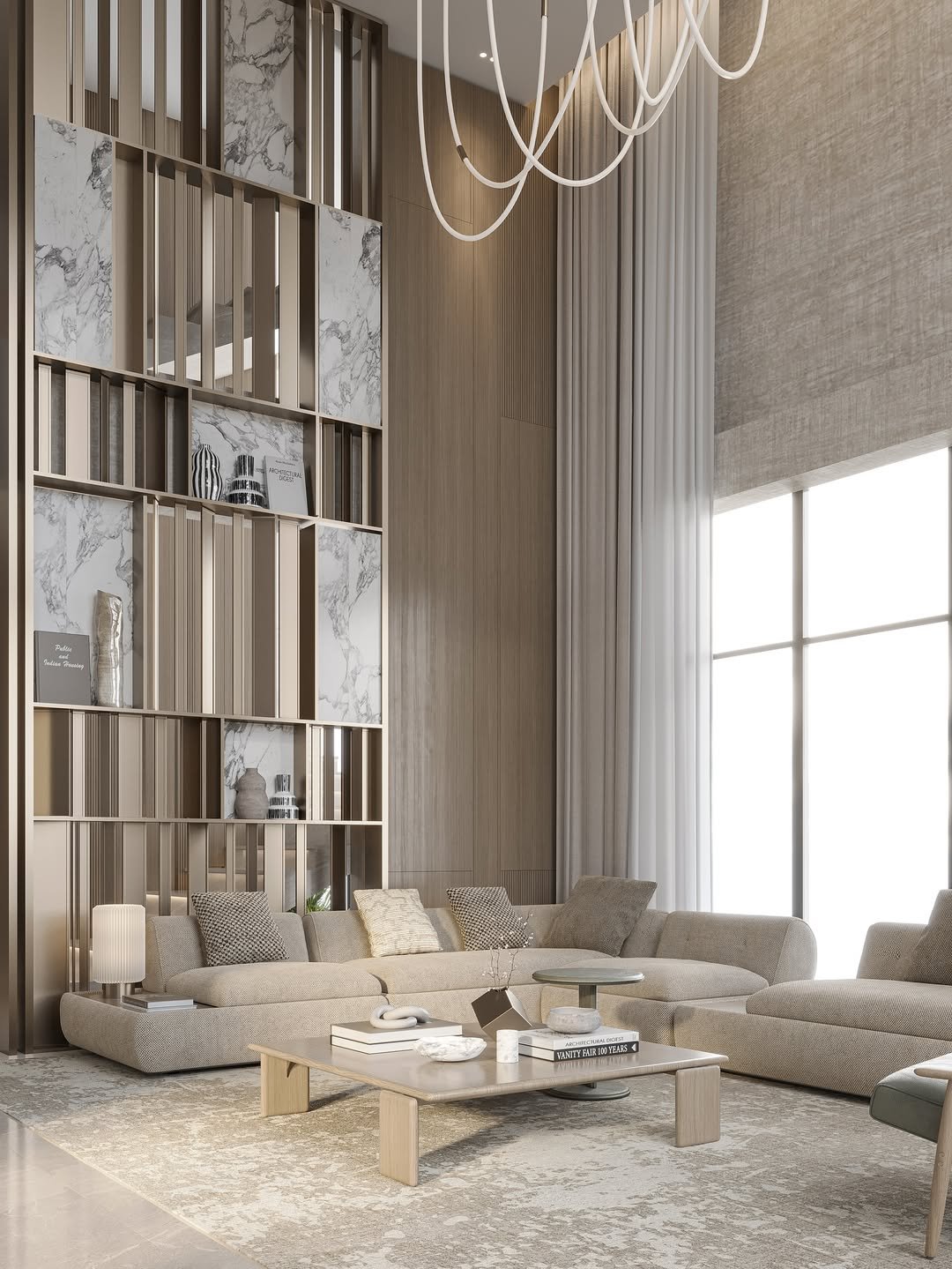 Stone Room Divider