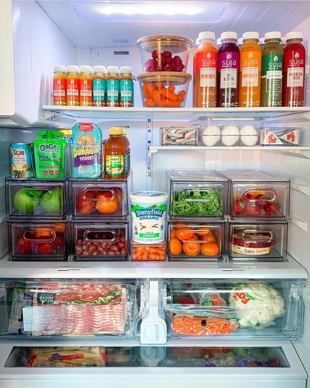 Symmetrical Glass Fridge Boxes
