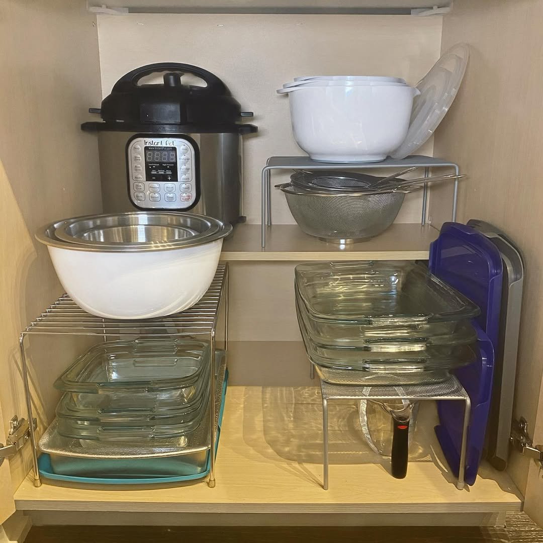 Tiered Wire Cabinet Riser