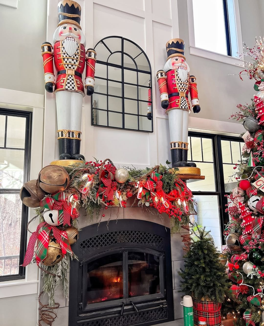 Towering Nutcracker Display