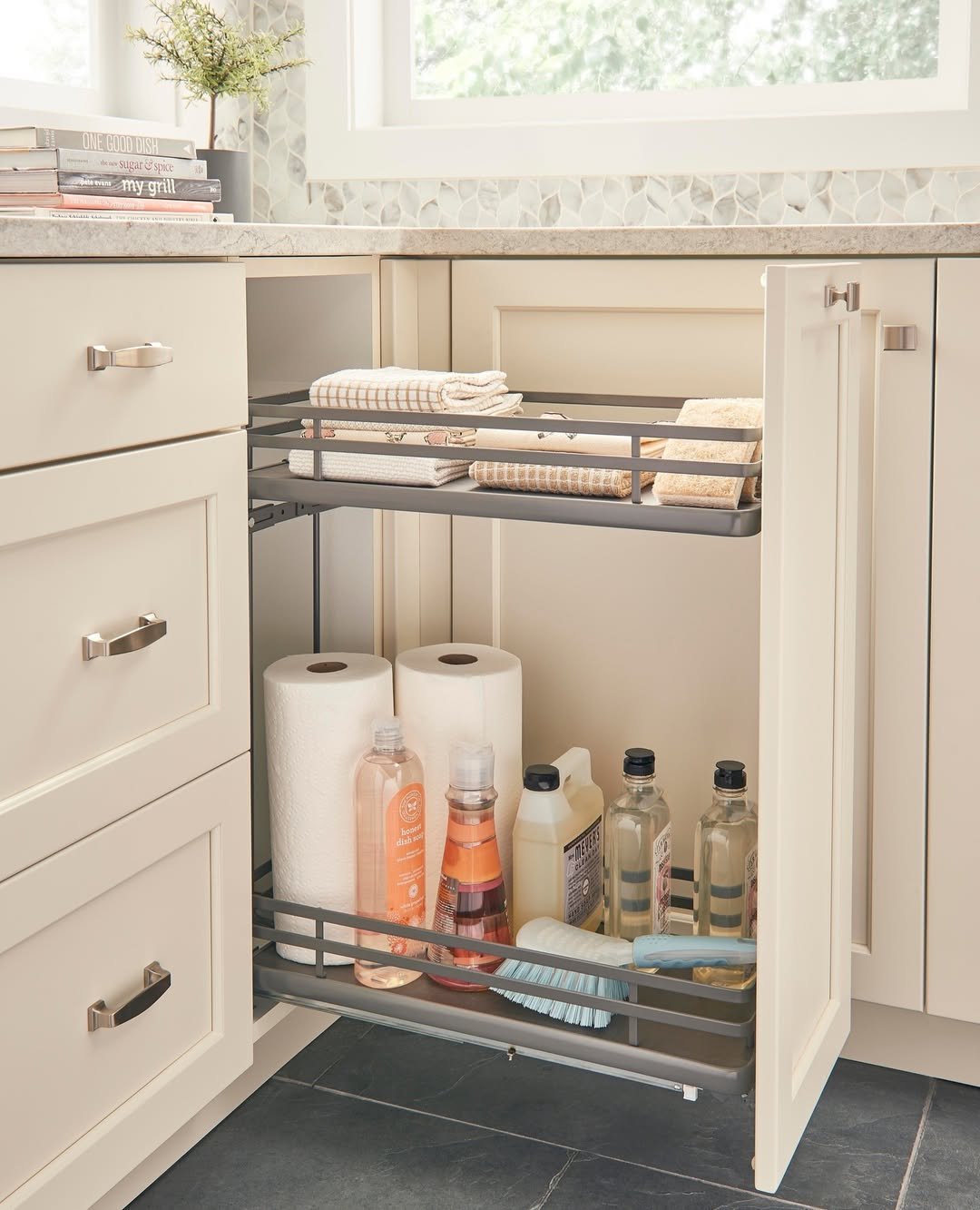 Two-Tier Chrome Pull-Out