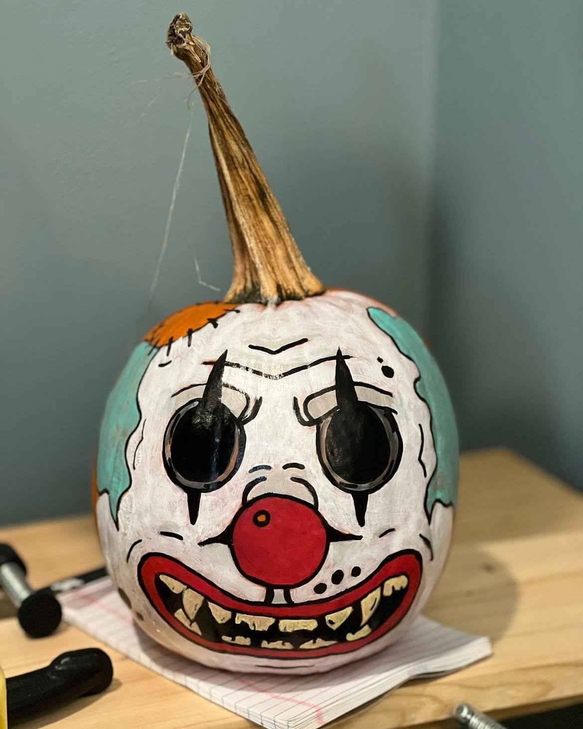 Uncanny Clown Pumpkin