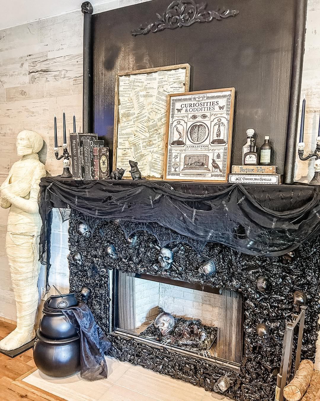 Unused Fireplace Decor