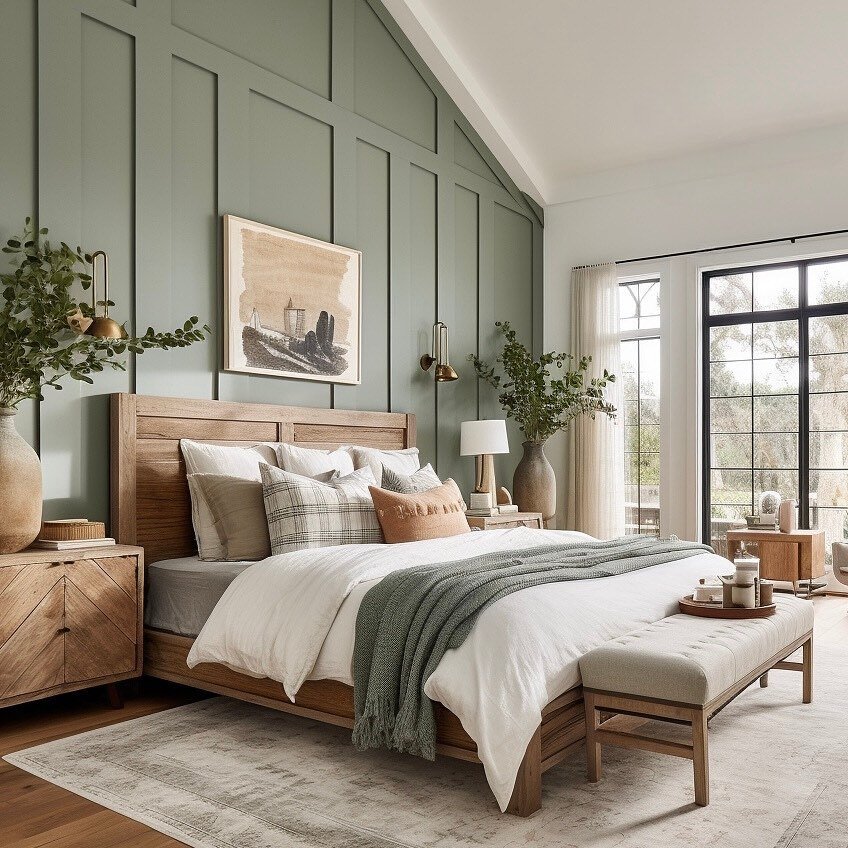 Vaulted Sage Wall