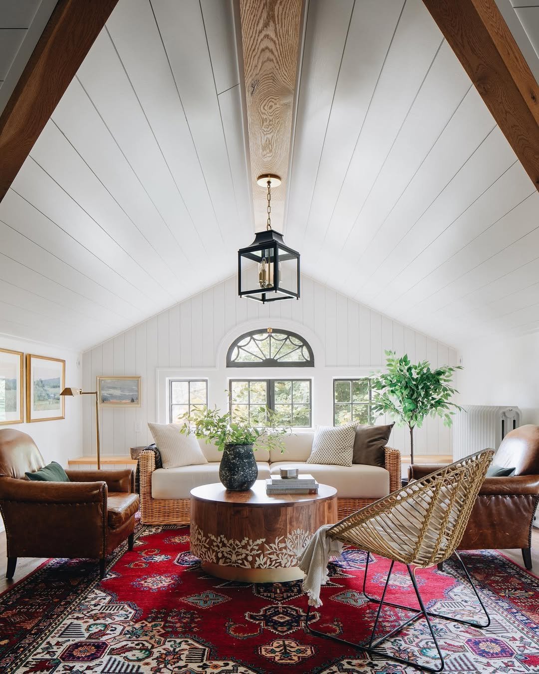 Vaulted White Attic Retreat