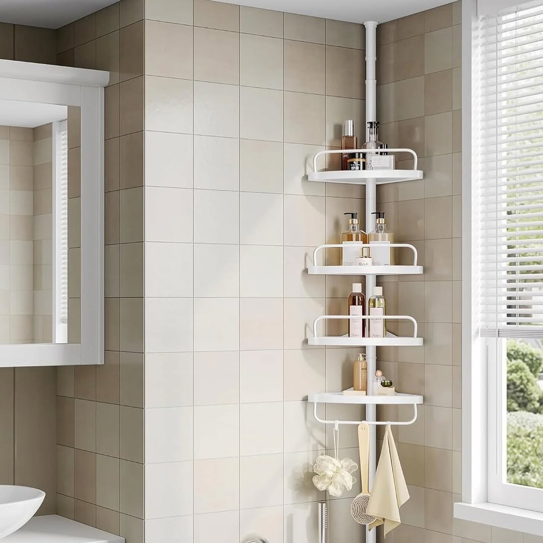 Vertical Corner Rod Storage