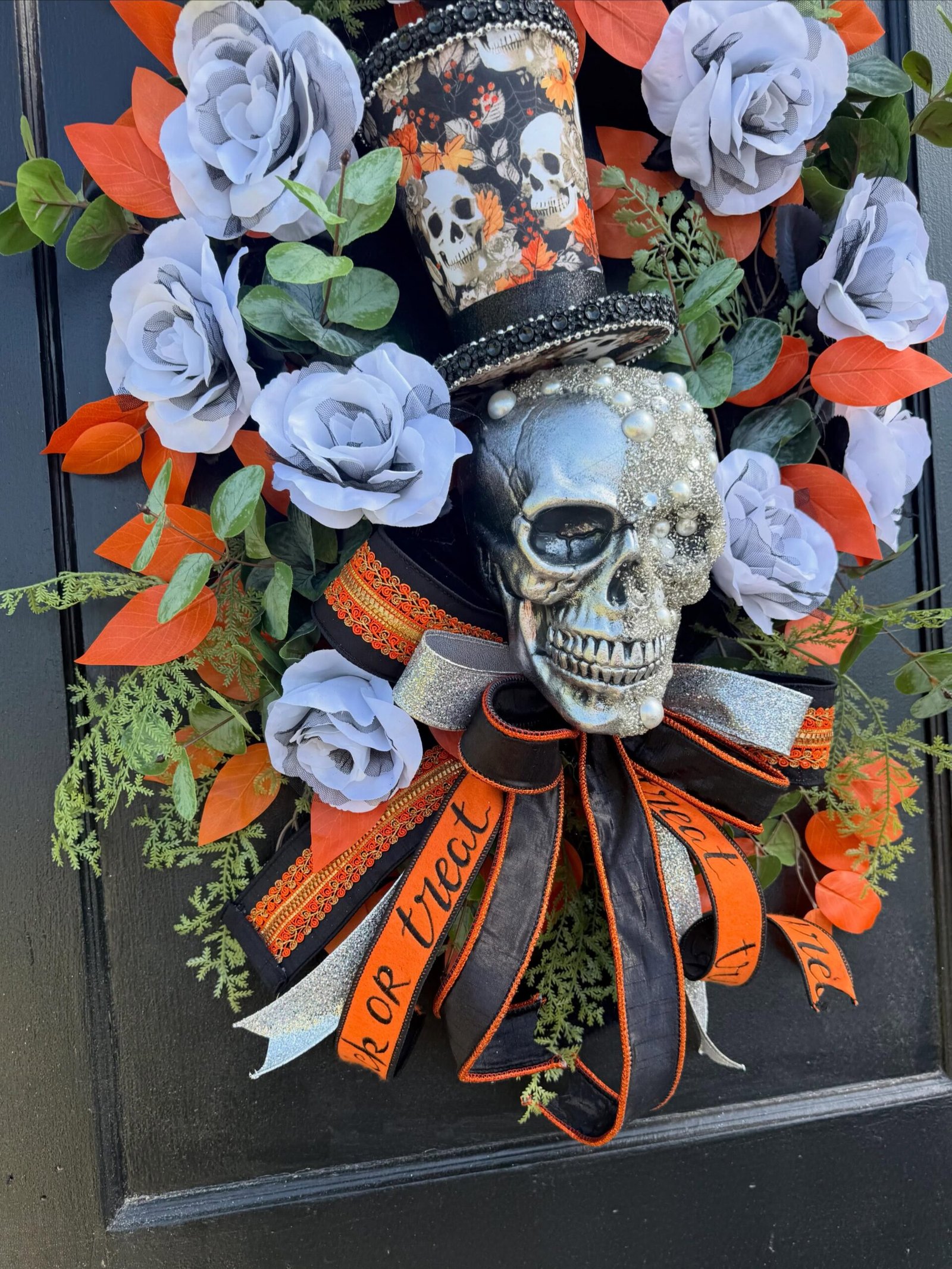 Vertical Swag Wreath