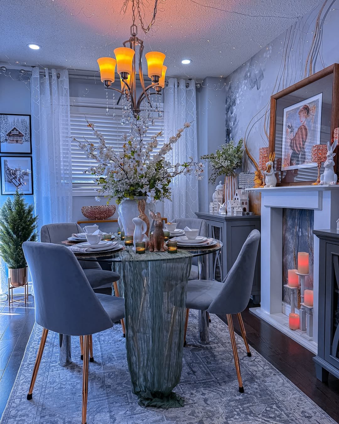Warm Glow Dining for 8