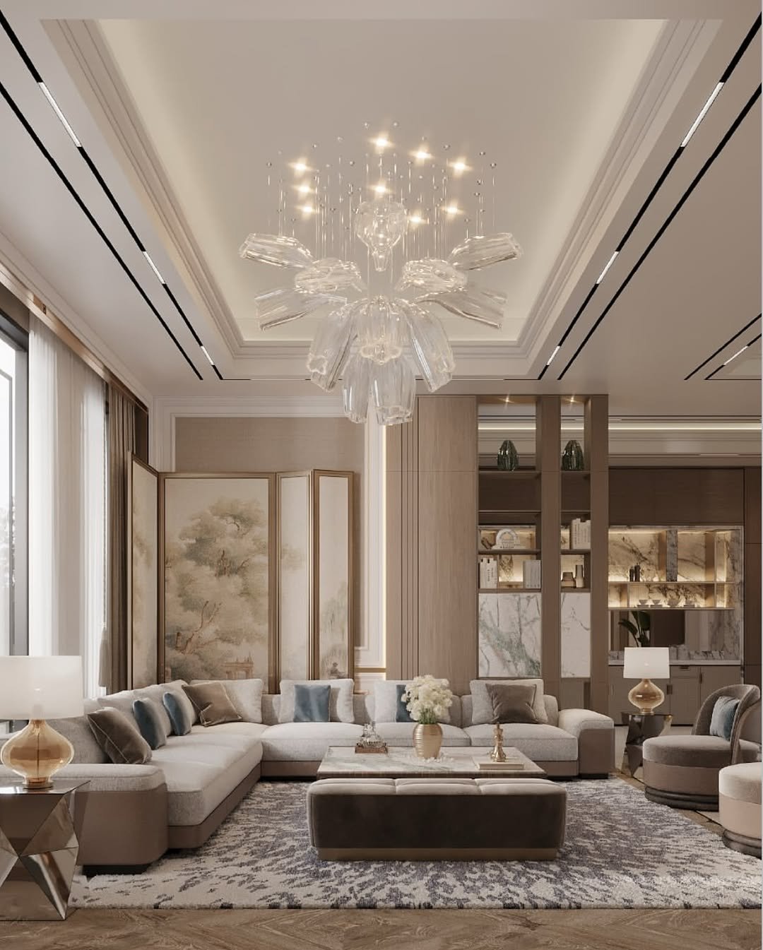 Warm Greige L-Shaped Sectional