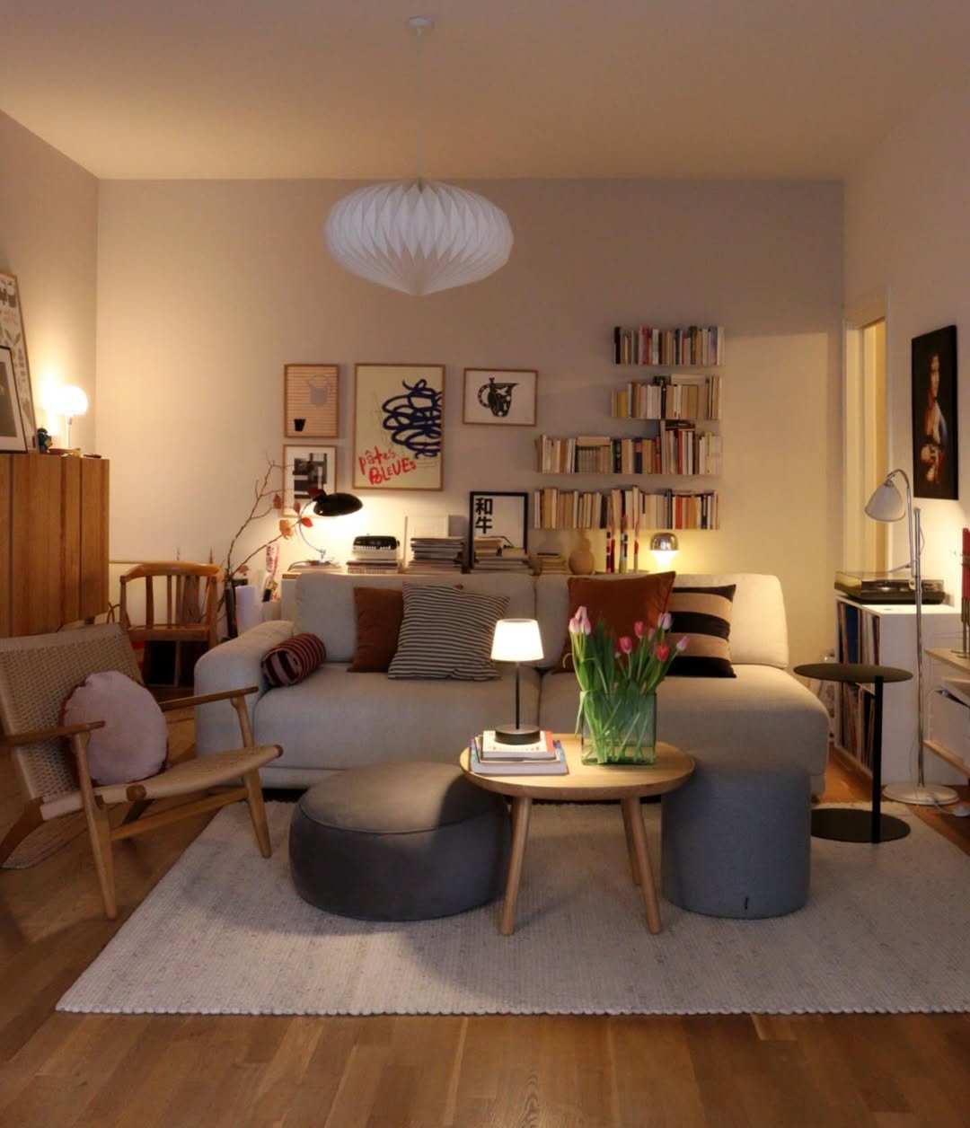 Warm Living Room with Golden Light 16