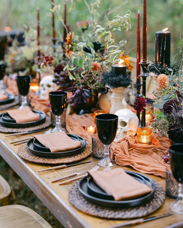 Warm Terracotta Table Setting