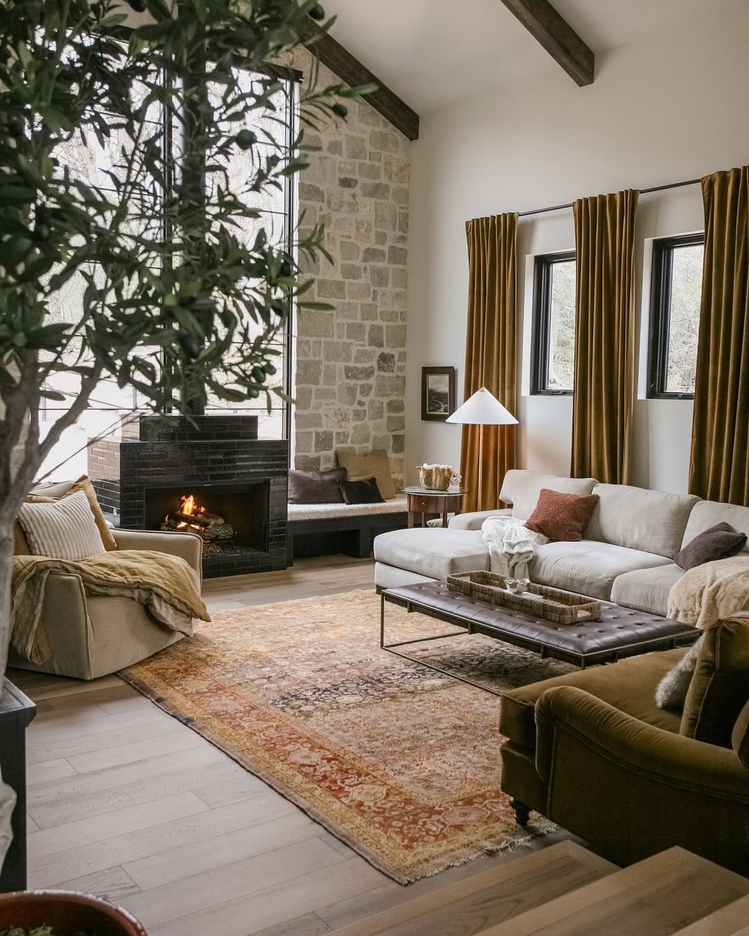 Warm Vintage Rug Styling