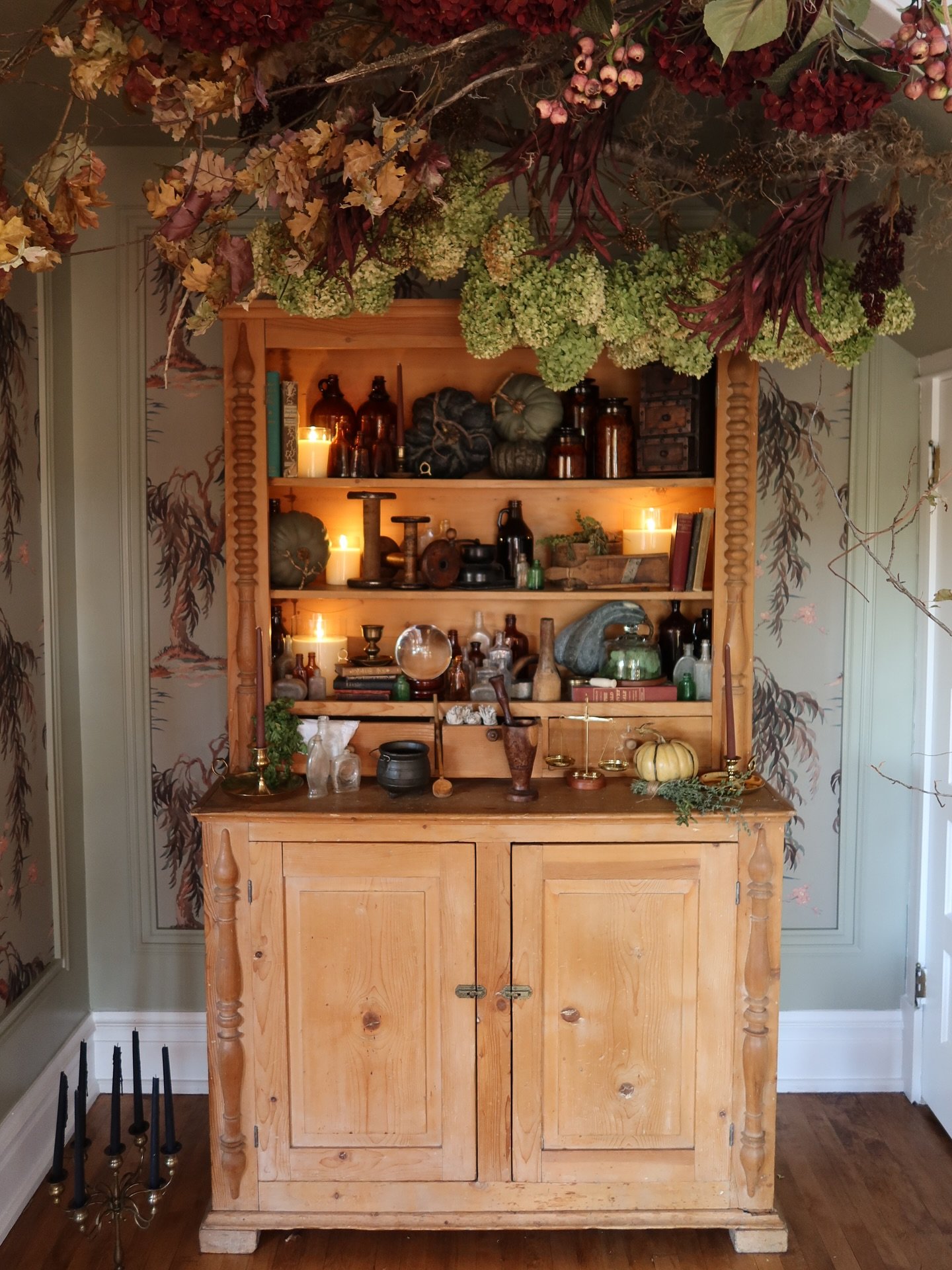 Warm Witchy Apothecary Display