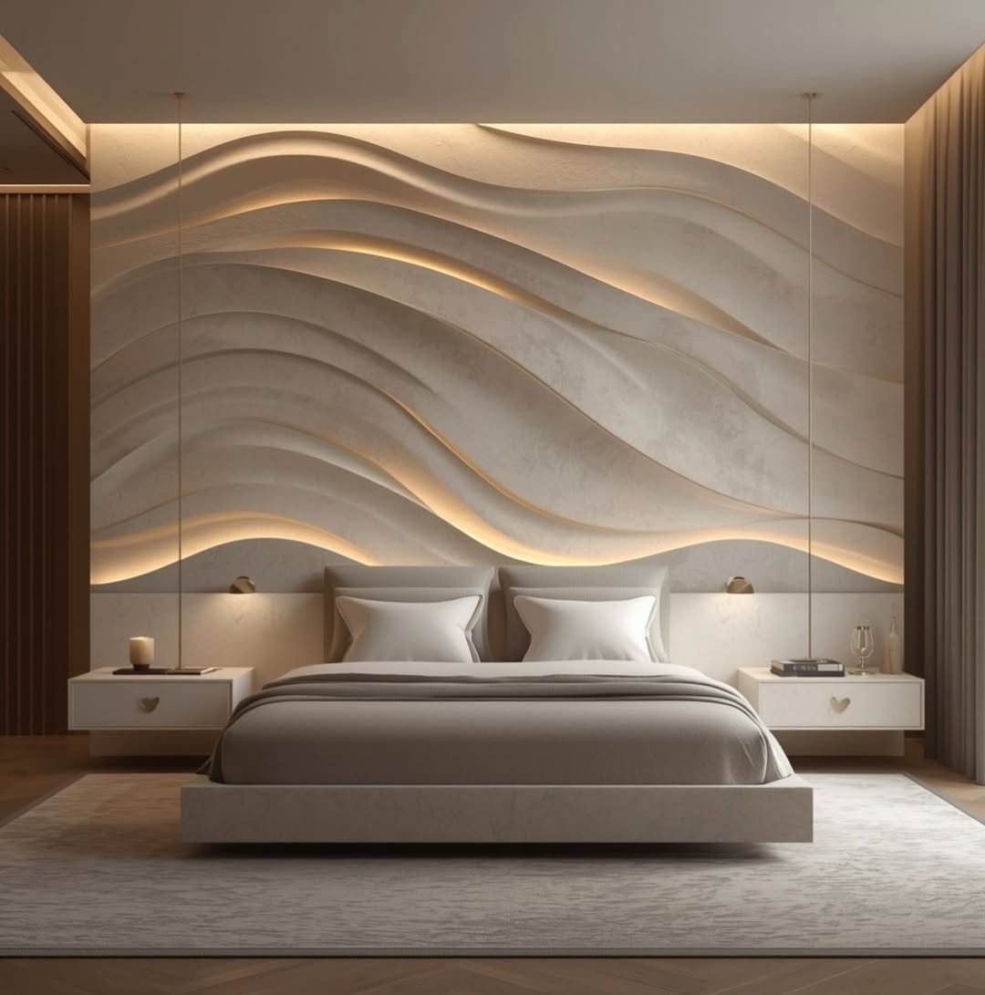 Wave Sculpted Plaster