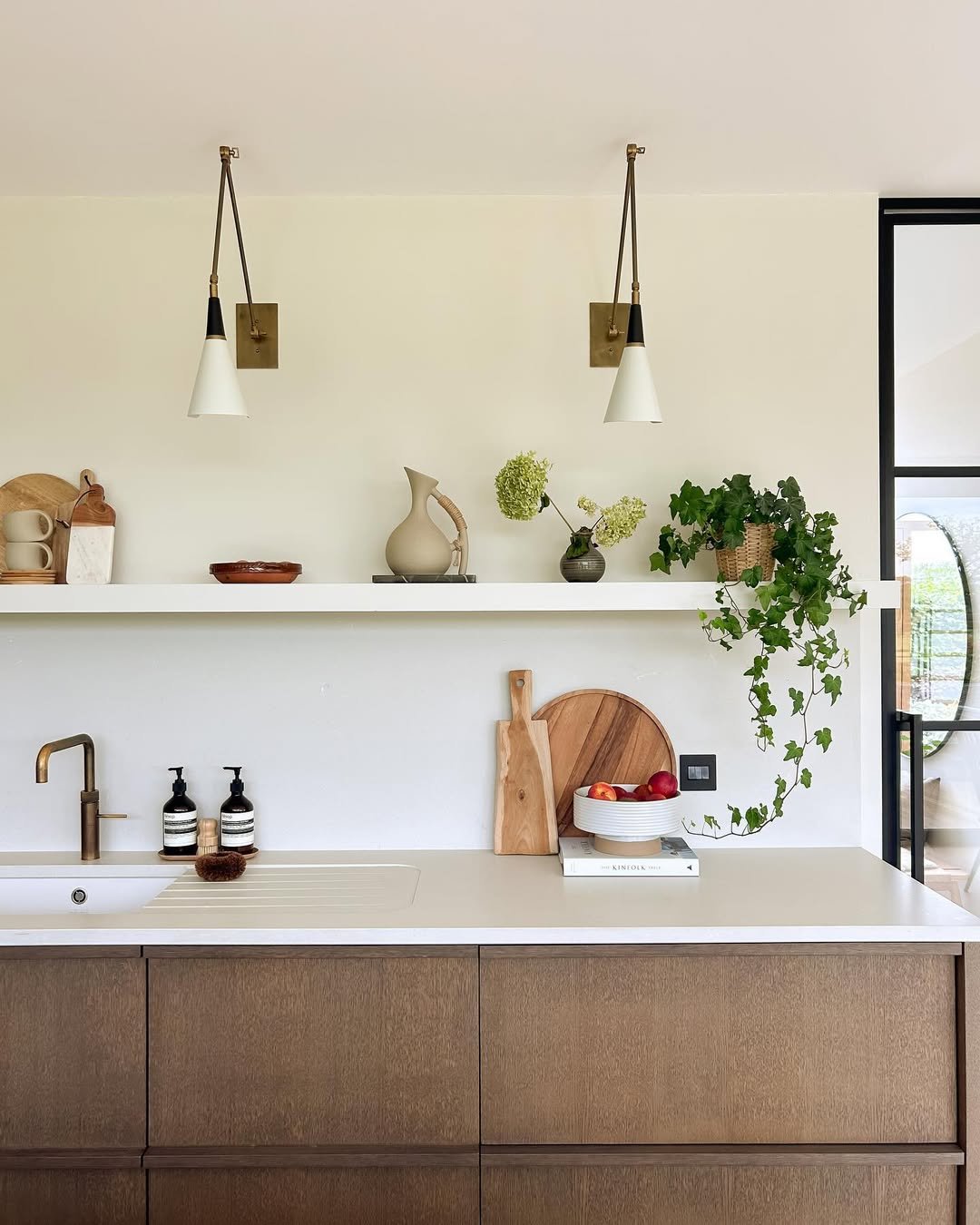 White Floating Shelf