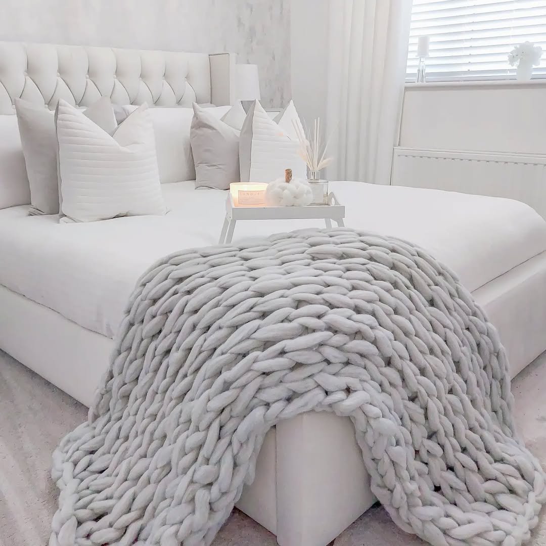 White Knit Coziness