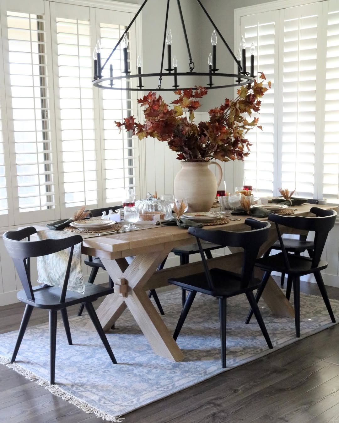 White Oak Trestle Table