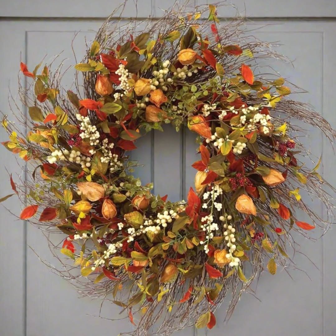 Wild Twig Wreath for Autumn