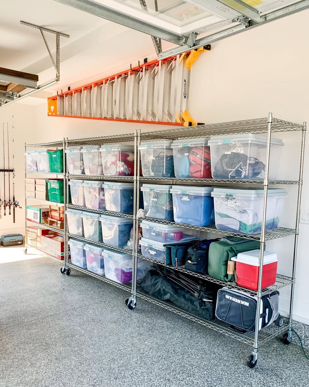 Wire Tower with Clear Bins