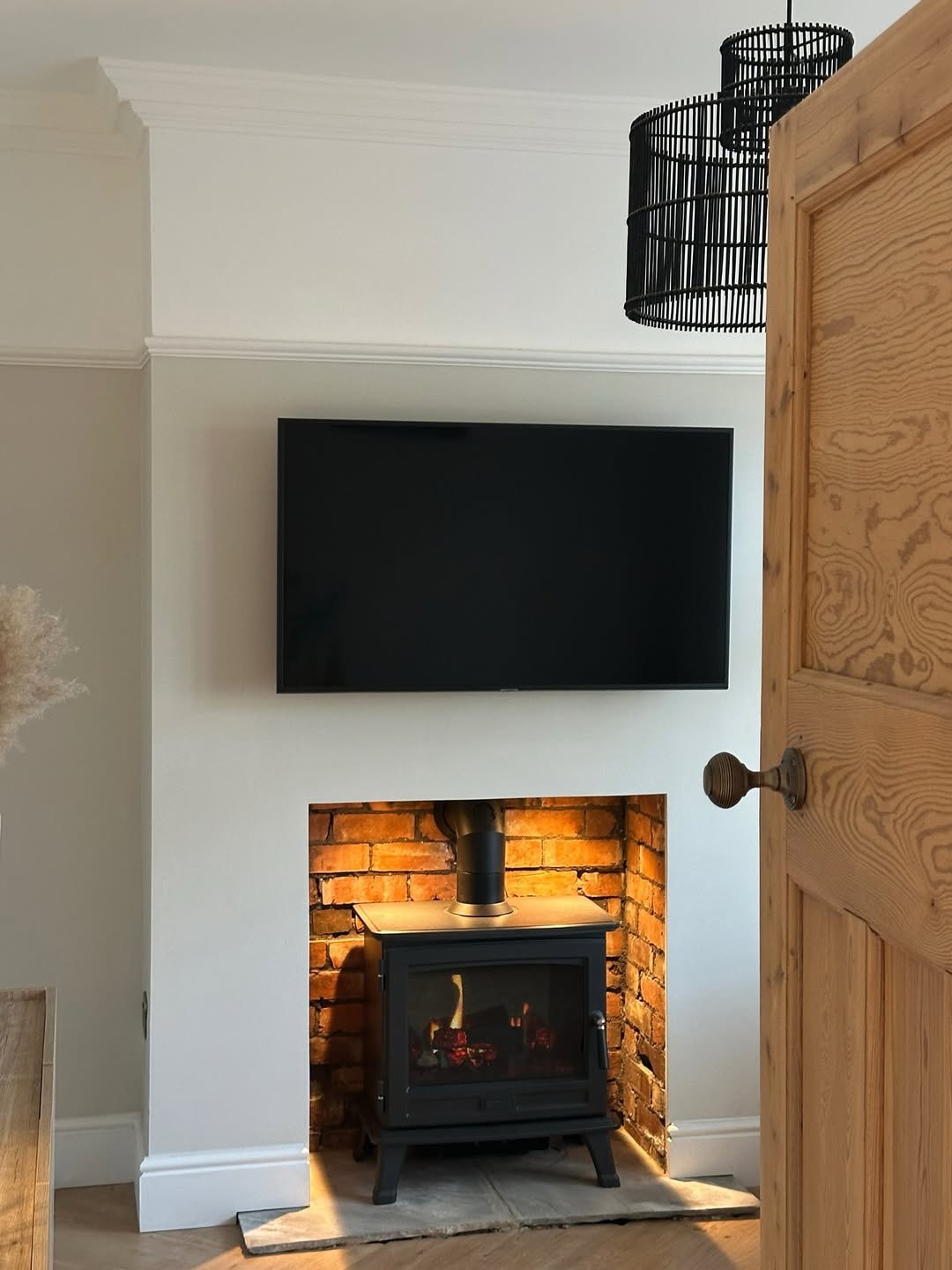 Wood-Burning Stove Setting