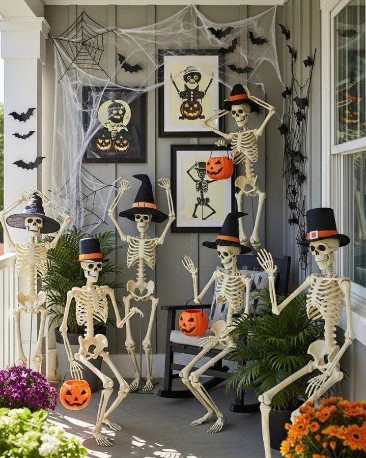 Yard Skeleton Display